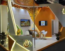 A picture of our booth at Gulfood 2016